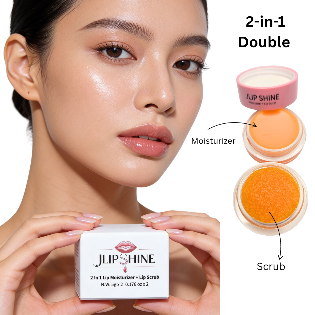 2-in-1 Lip Moisturizer + Lip Scrub Exfoliates-Smooth. Nourish.