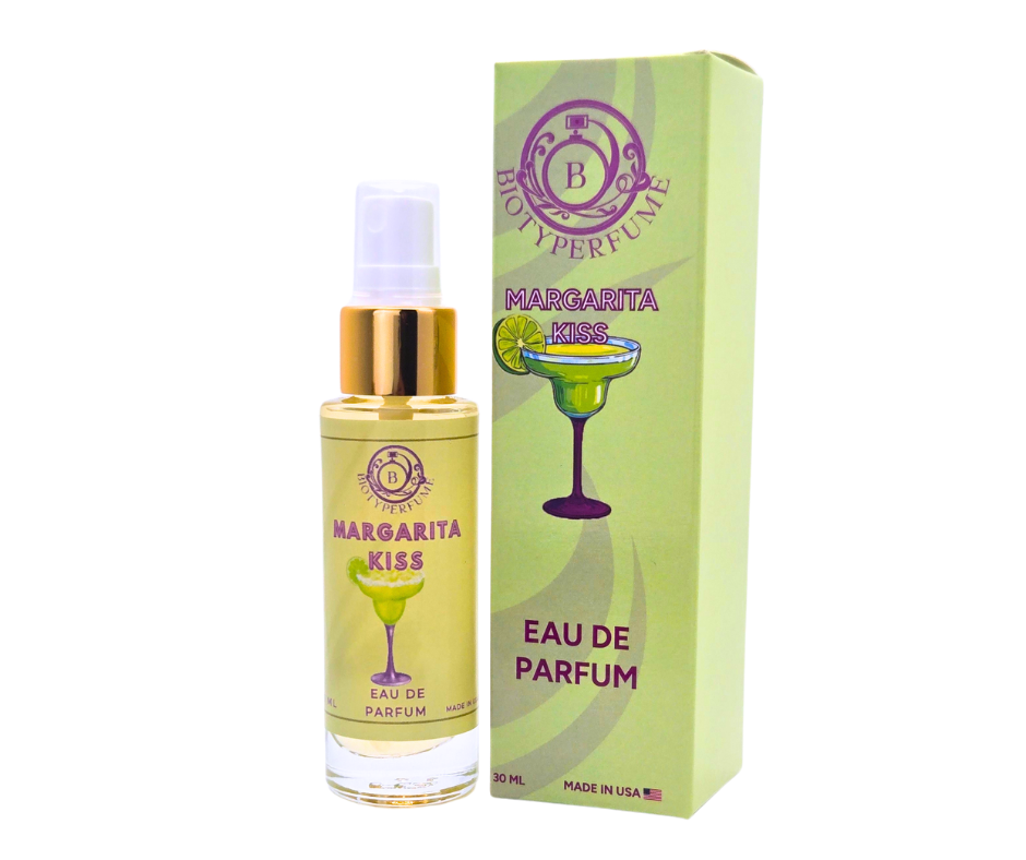 Close-up of Margarita Kiss Perfume Bottle Design