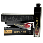 Matte lip gloss in chocolate flavor for smooth bold lips