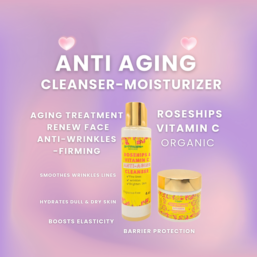 Rosehips Anti-Aging Cleanser + Moisturizer