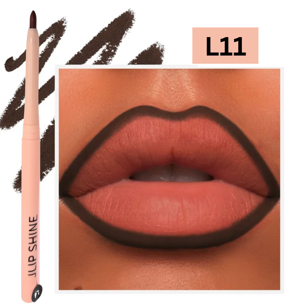 Precision matte lip liner pencil for clean edges