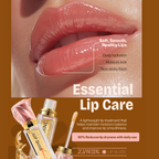 Vegan lip oil with organic ingredients