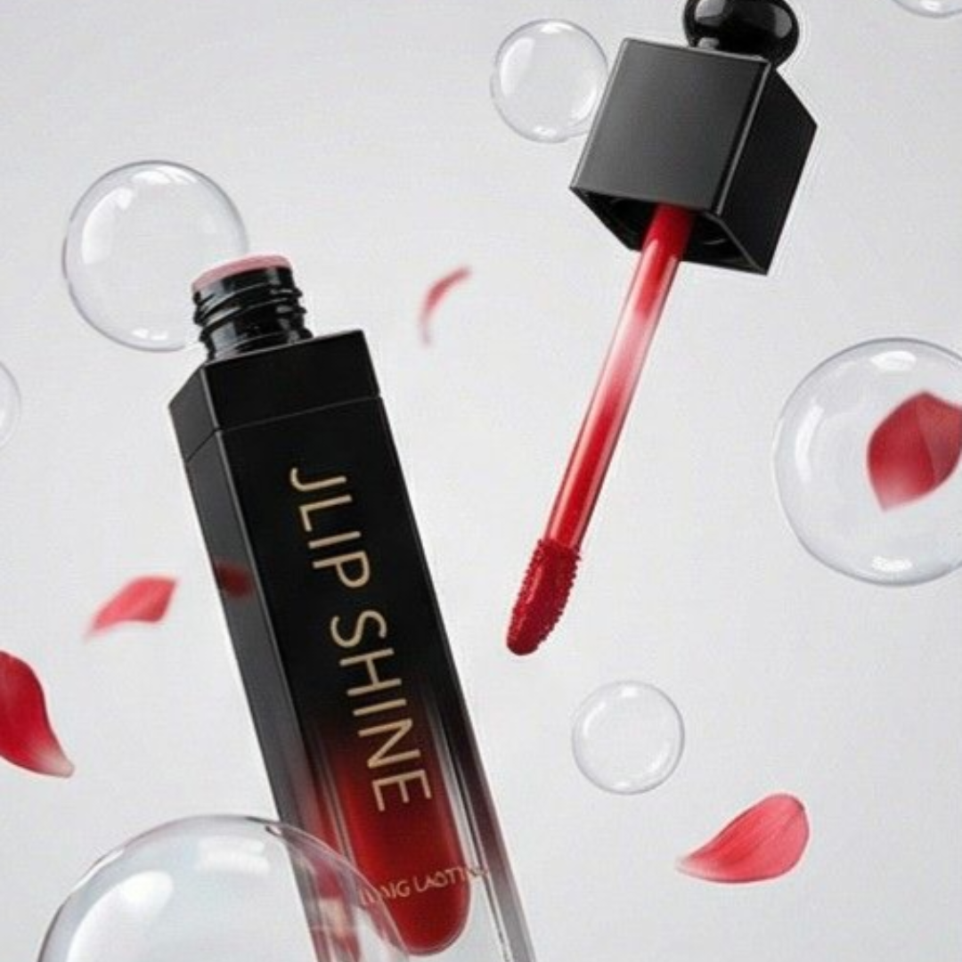 Waterproof long-lasting lip gloss for soft hydrated lips