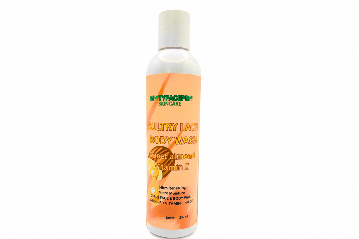 Sultry Lace Body Wash with Sweet Almond Vitamin E