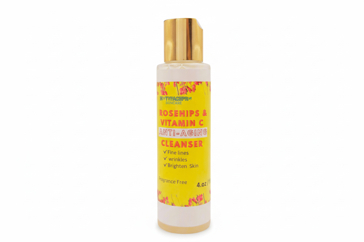 Organic Rosehips & Vitamin C Anti-Aging Cleanser