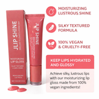 JLIP SHINE Moisturizing Lip Gloss – Hydrating, Non-Sticky, Long-Lasting Shine – Vegan Lip Gloss