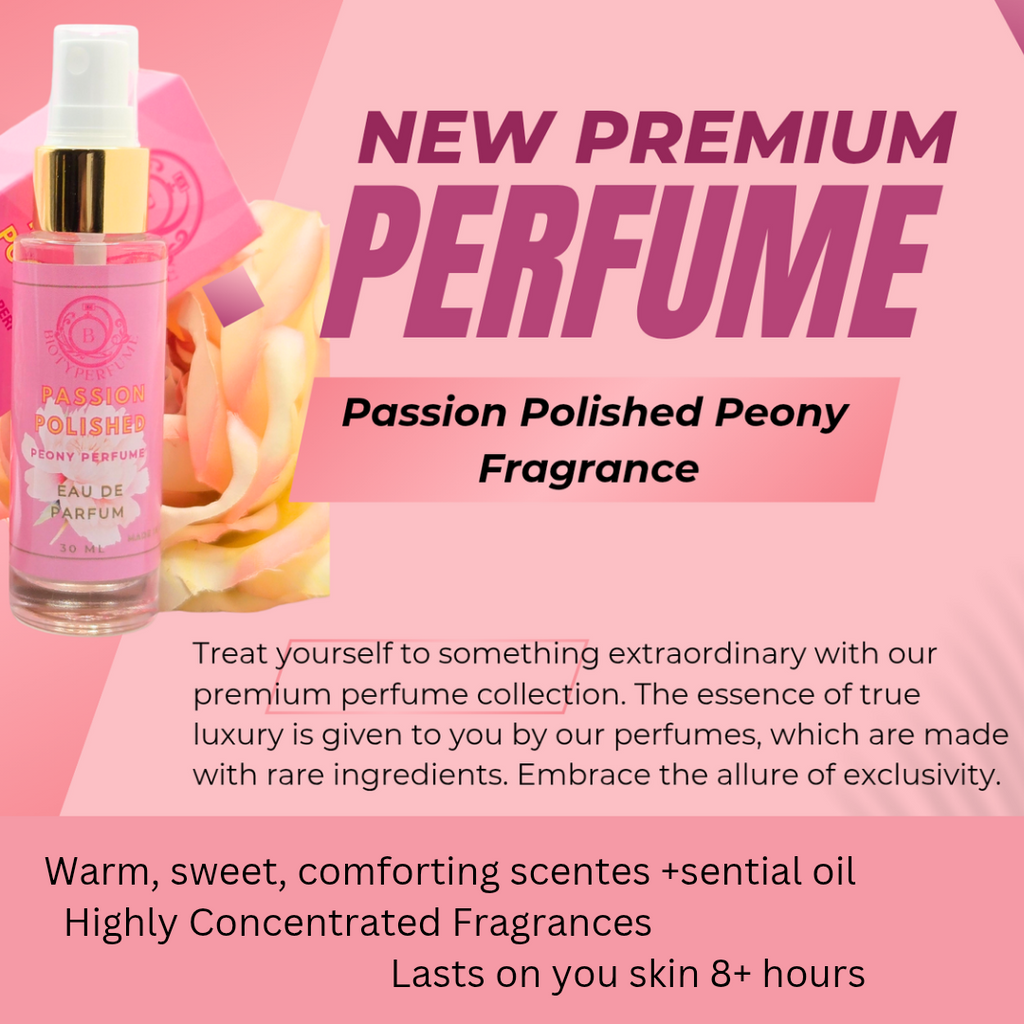 Passion Polished Perfume 
Floral Peony + Berries Long-Lasting