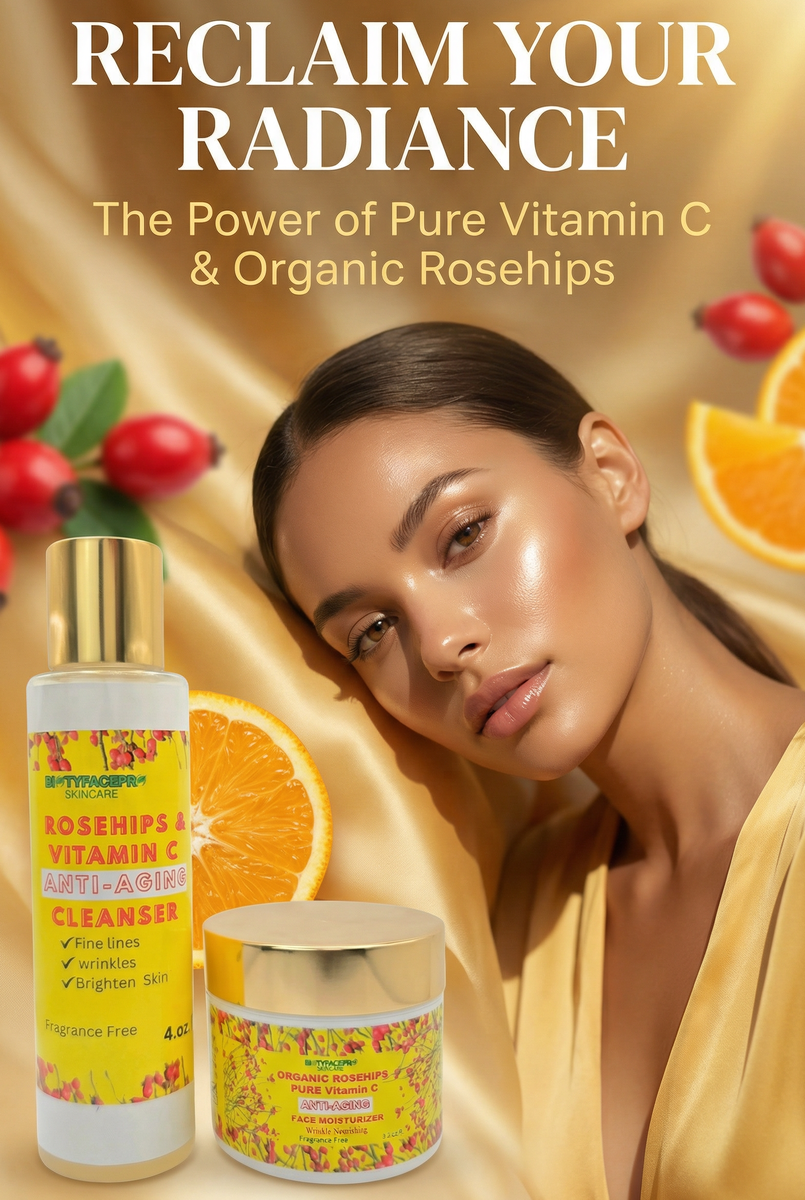 Rosehips Pure Vitamin C Anti-Aging Moisturizer