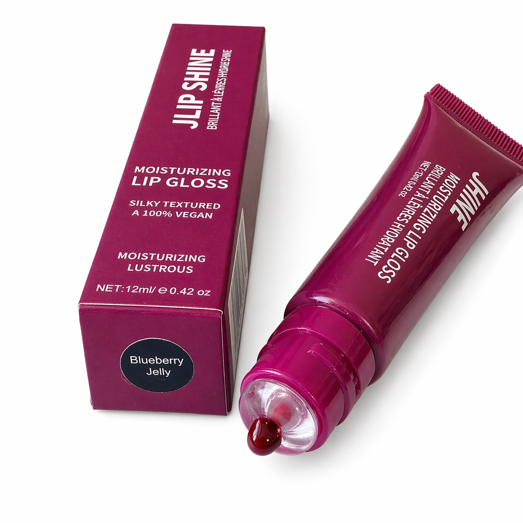 JLIP SHINE Moisturizing Lip Gloss – Hydrating, Non-Sticky, Long-Lasting Shine – Vegan Lip Gloss