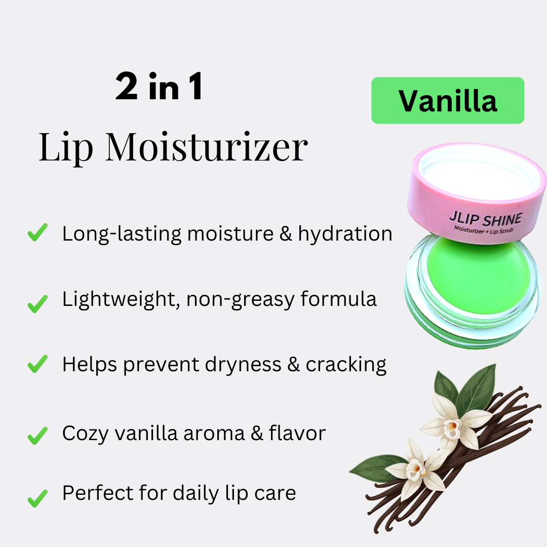 2-in-1 Lip Moisturizer + Lip Scrub Exfoliates-Smooth. Nourish.