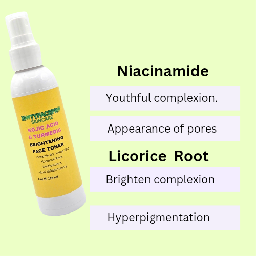 Facial Brightening Kit with  Kojic Acid & Turmeric - BIOTYFACEPRO SKINCARE 