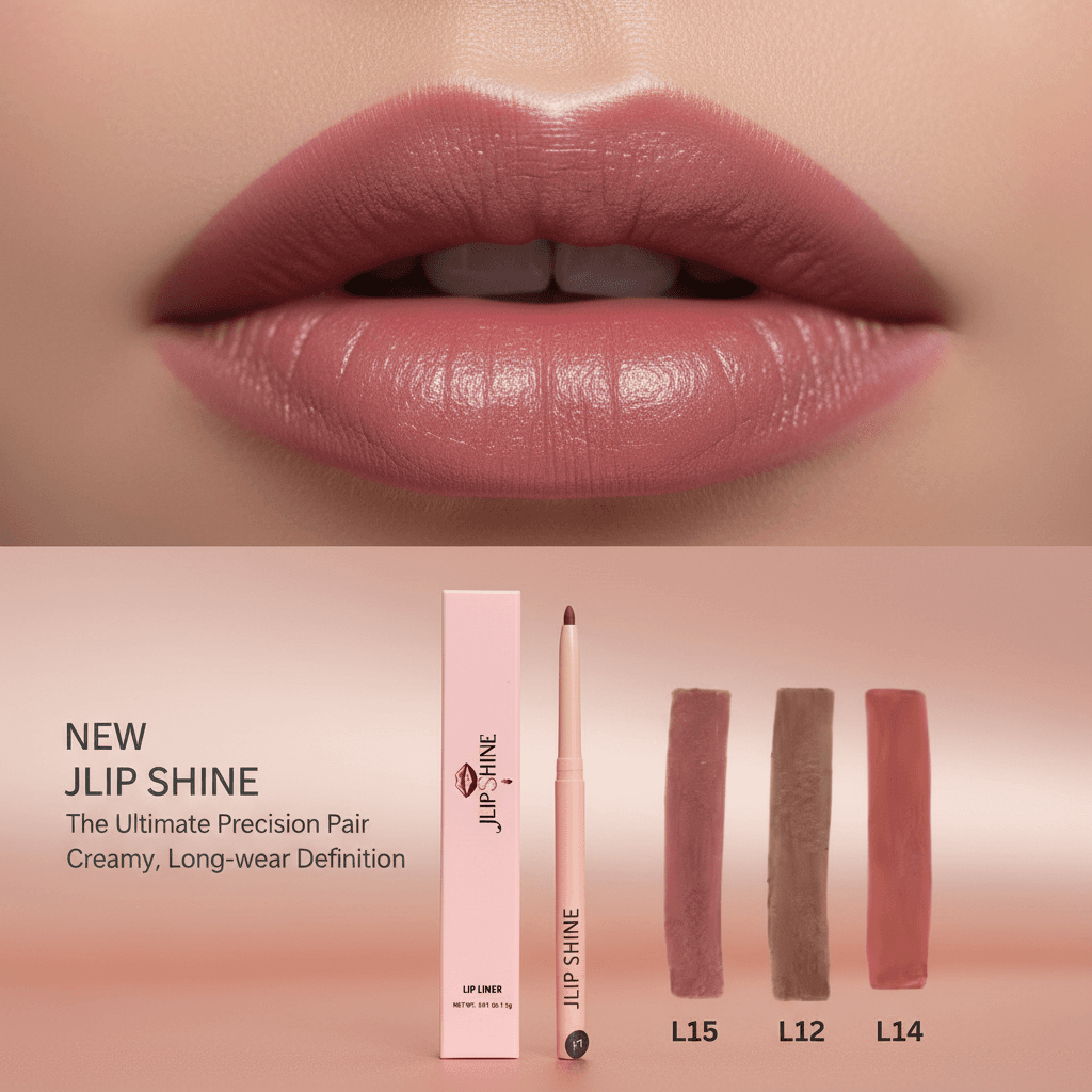 Vegan,Matte Lip Liner, Long-Lasting High Pigment,