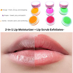 2-in-1 Lip Moisturizer + Lip Scrub Exfoliates-Smooth. Nourish.