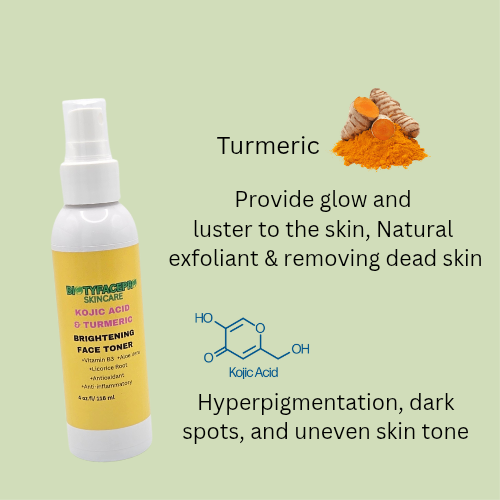 Facial Brightening Kit with  Kojic Acid & Turmeric - BIOTYFACEPRO SKINCARE 
