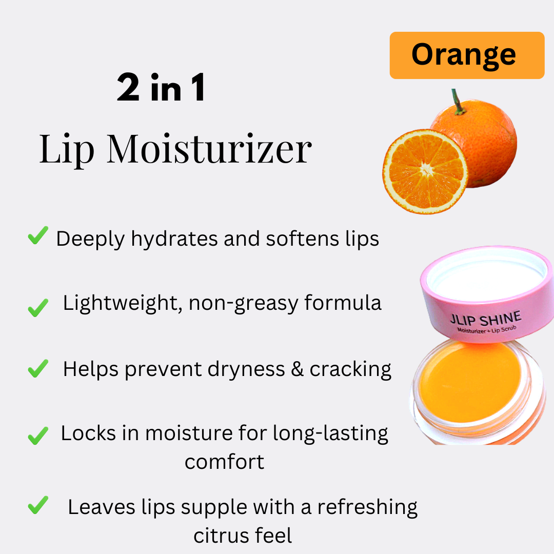 2-in-1 Lip Moisturizer + Lip Scrub Exfoliates-Smooth. Nourish.