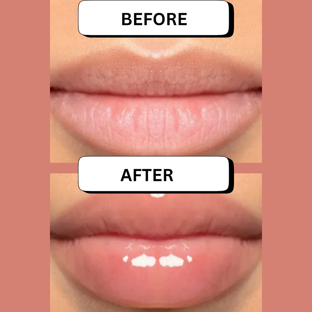 Organic Lip Plumper Gloss & Hyaluronic acid