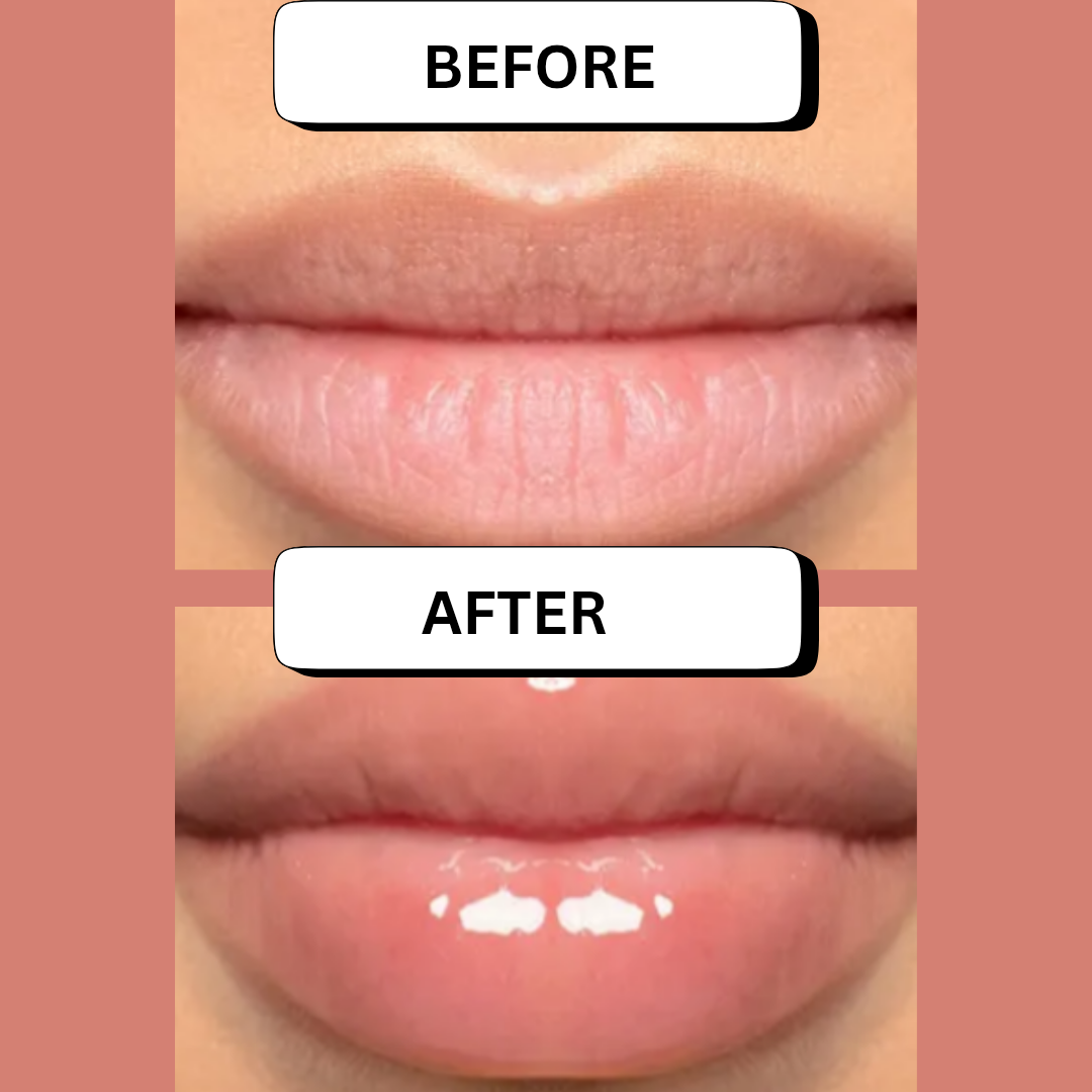 Organic Lip Plumper Gloss & Hyaluronic acid