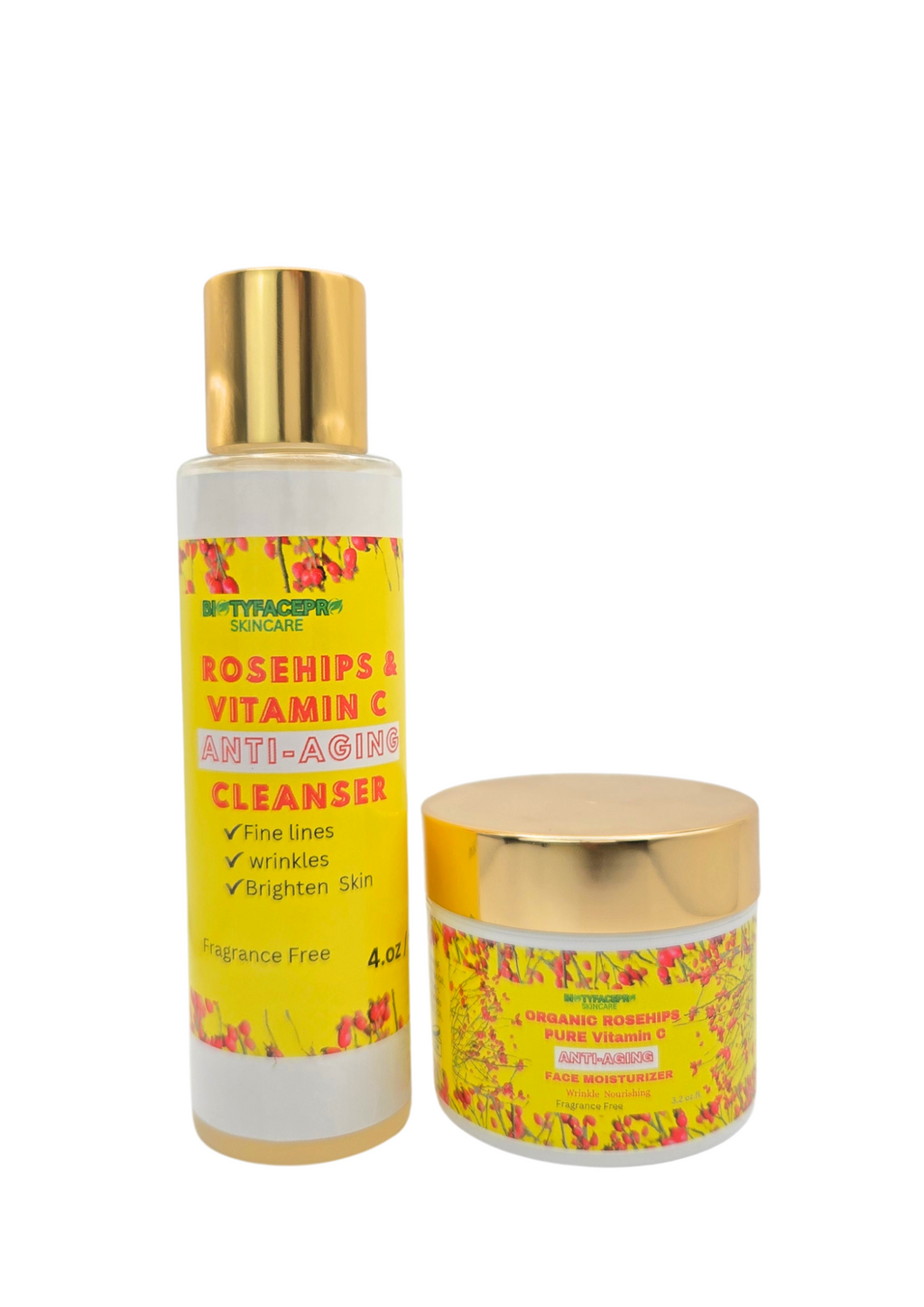 Rosehips Anti-Aging Cleanser + Moisturizer