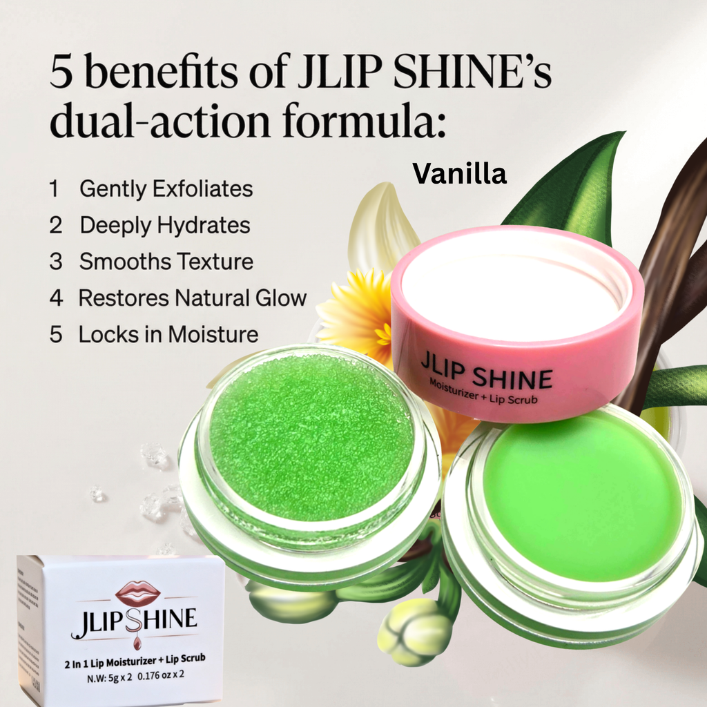 2-in-1 Lip Moisturizer + Lip Scrub Exfoliates-Smooth. Nourish.