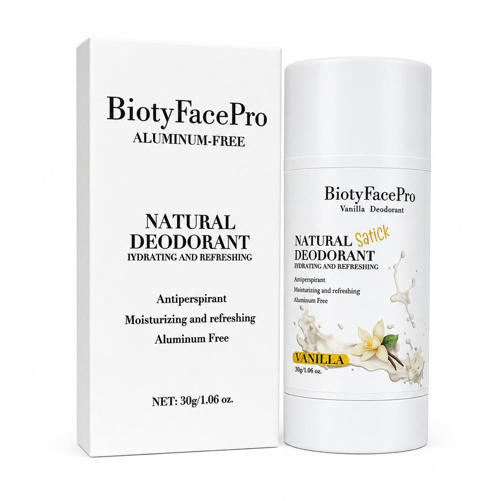 BiotyFacePro Natural Deodorant Stick – Aluminum-Free, Moisturizing & Refreshing, Long-Lasting Odor Protection
